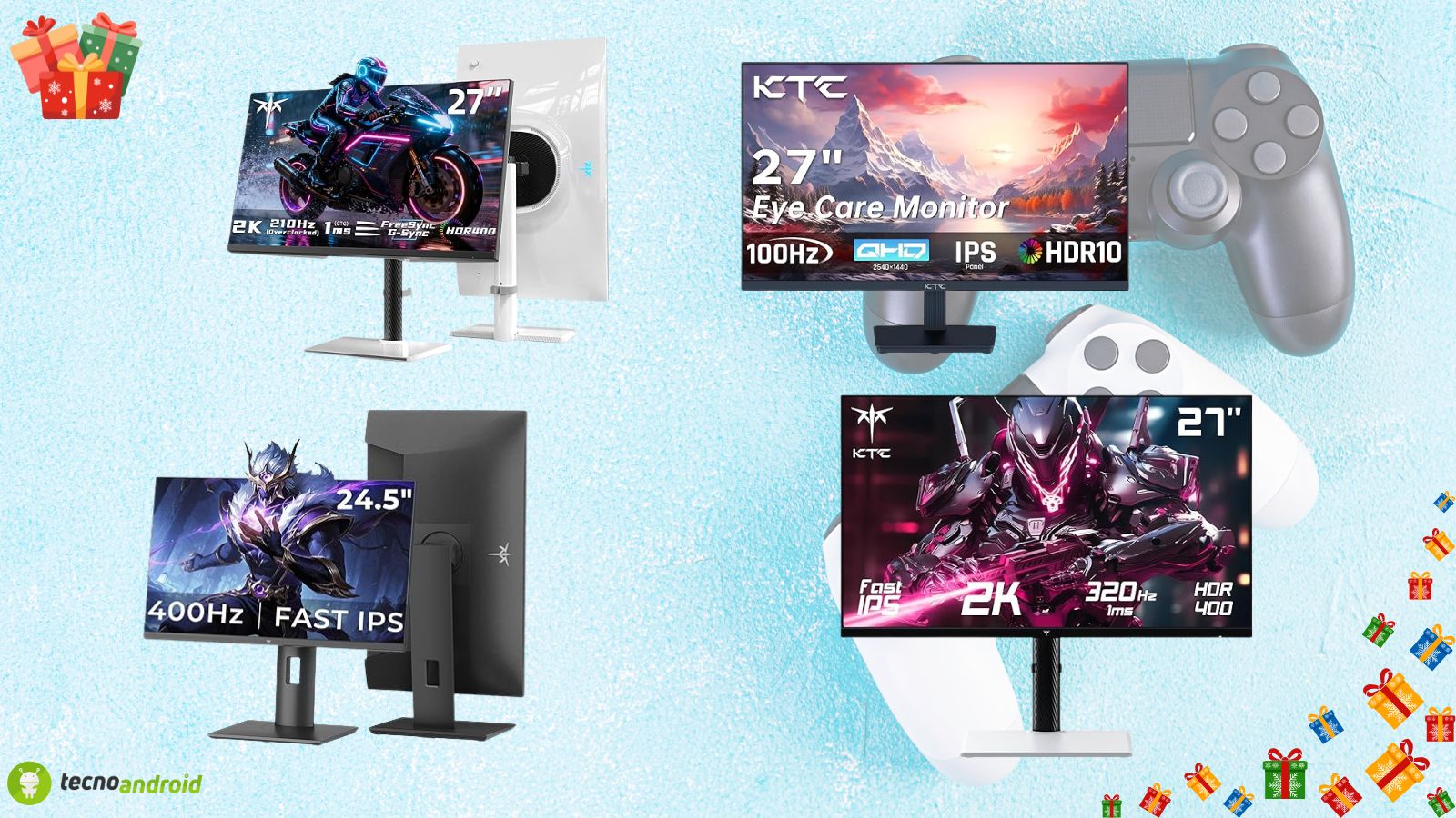 KTC Christmas Sale su Amazon: sconti esclusivi sui migliori monitor fino al 31 dicembre