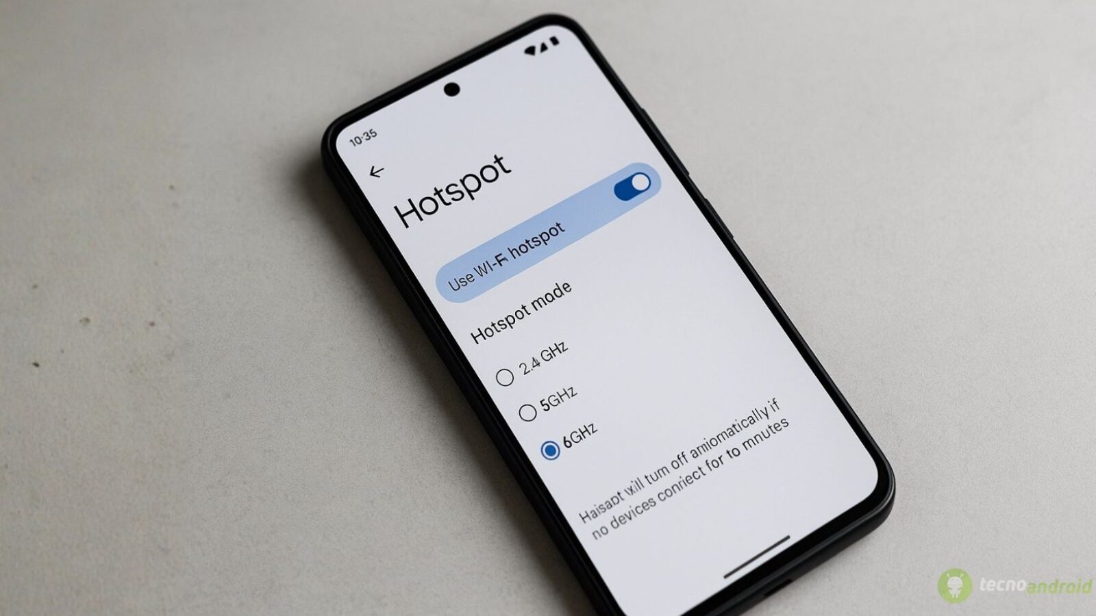 Android: la nuova modalità hotspot con 2,4 e 6 GHz arriva nel canale Canary