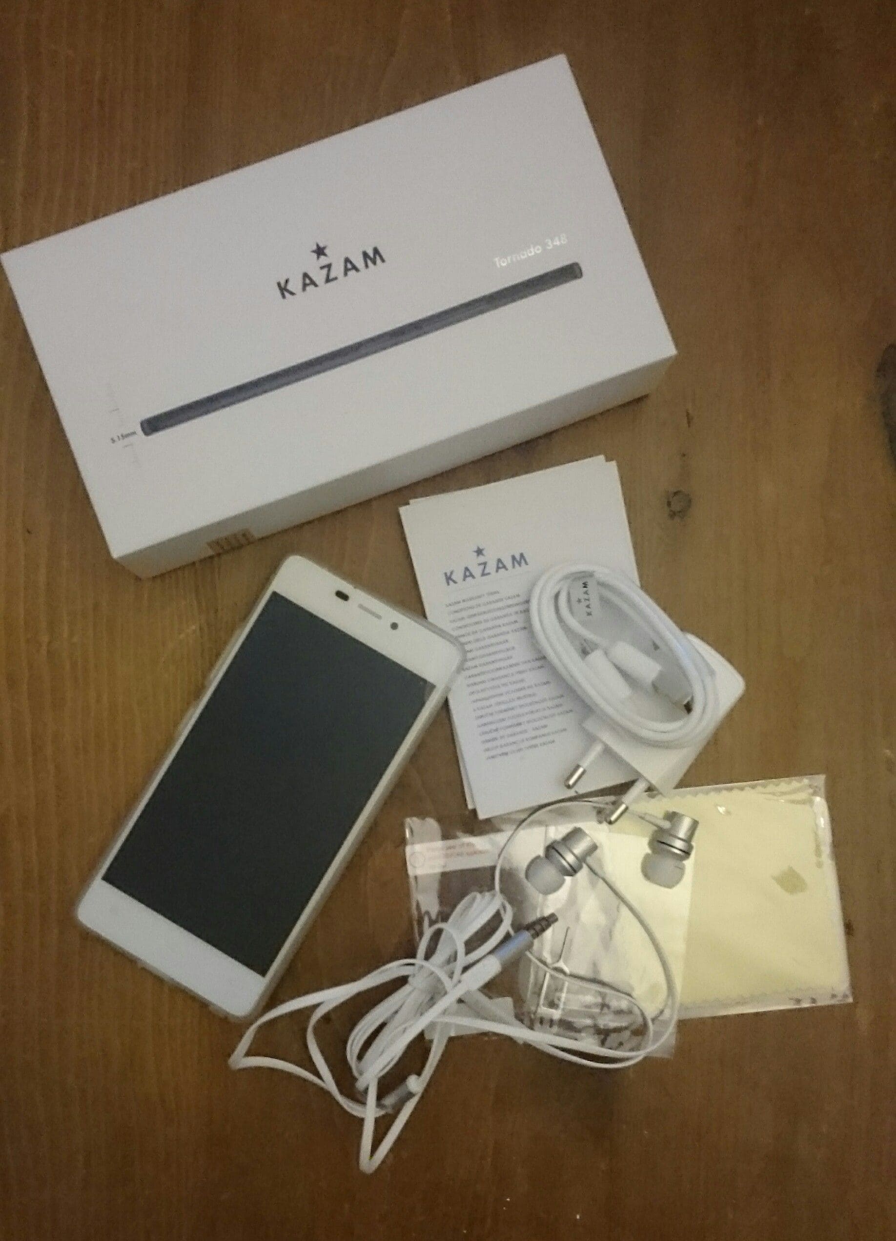 Kazam Tornado 348 unboxing