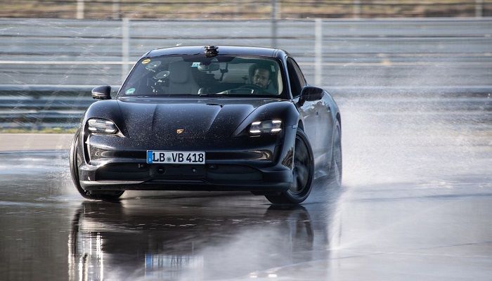 Porsche, Taycan, drift, Guinness World Records