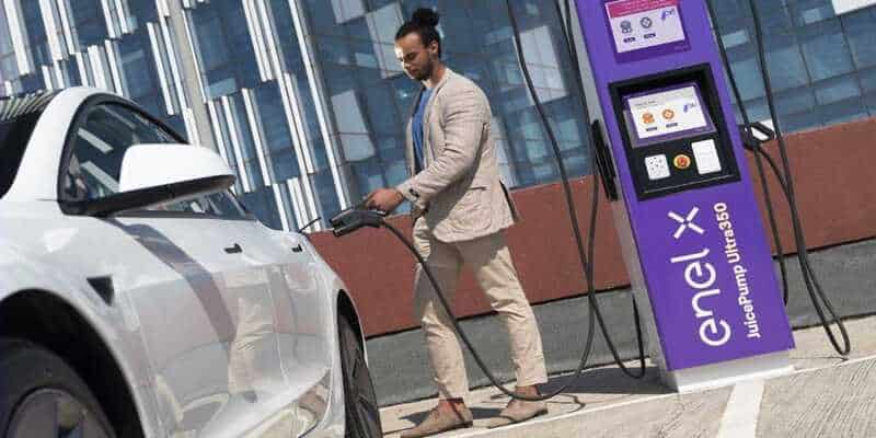 enel napoli ricarica colonne auto elettriche