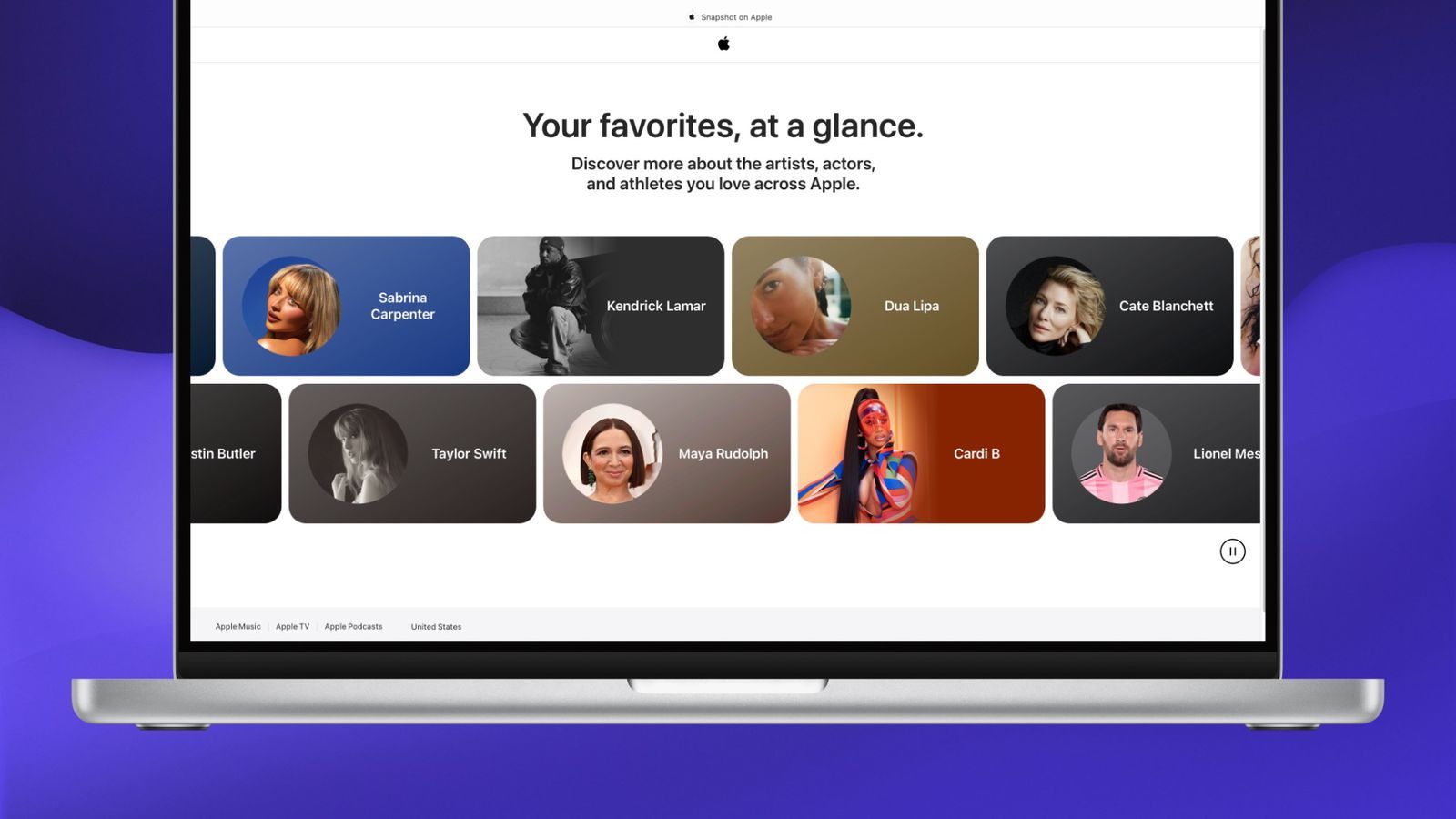Scopri Snapshot di Apple: la piattaforma che unisce musica, film e podcast per un'esperienza unica